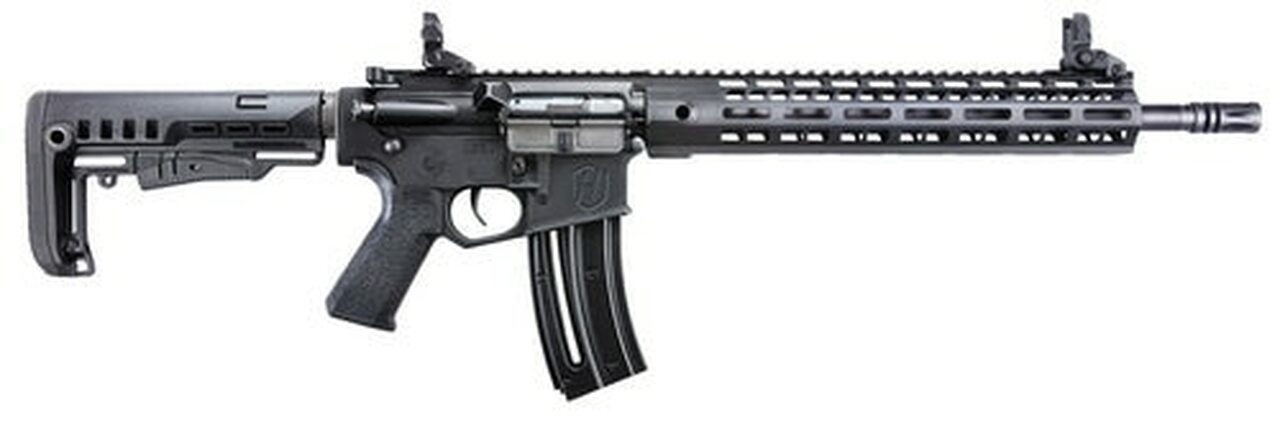 Hammerli Tac R1 AR-15 22 LR, 16″ Threaded Barrel, MFT Minimalist Stock, M-LOK Handguard, Flip-Up Sights, 20Rd mag