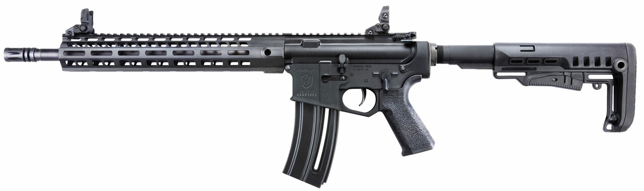 Hammerli Tac R1 AR-15 22 LR, 16″ Threaded Barrel, MFT Minimalist Stock, M-LOK Handguard, Flip-Up Sights, 20Rd mag