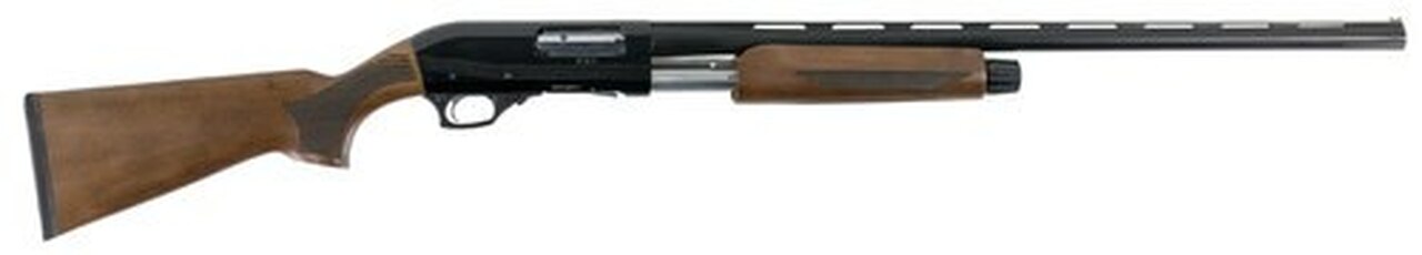 Hatfield PAS Pump-Action 12 Ga, 28″ Barrel, 3″, Wood Stock, Black, 4rd