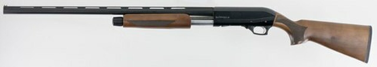 Hatfield PAS Pump-Action 12 Ga, 28″ Barrel, 3″, Wood Stock, Black, 4rd