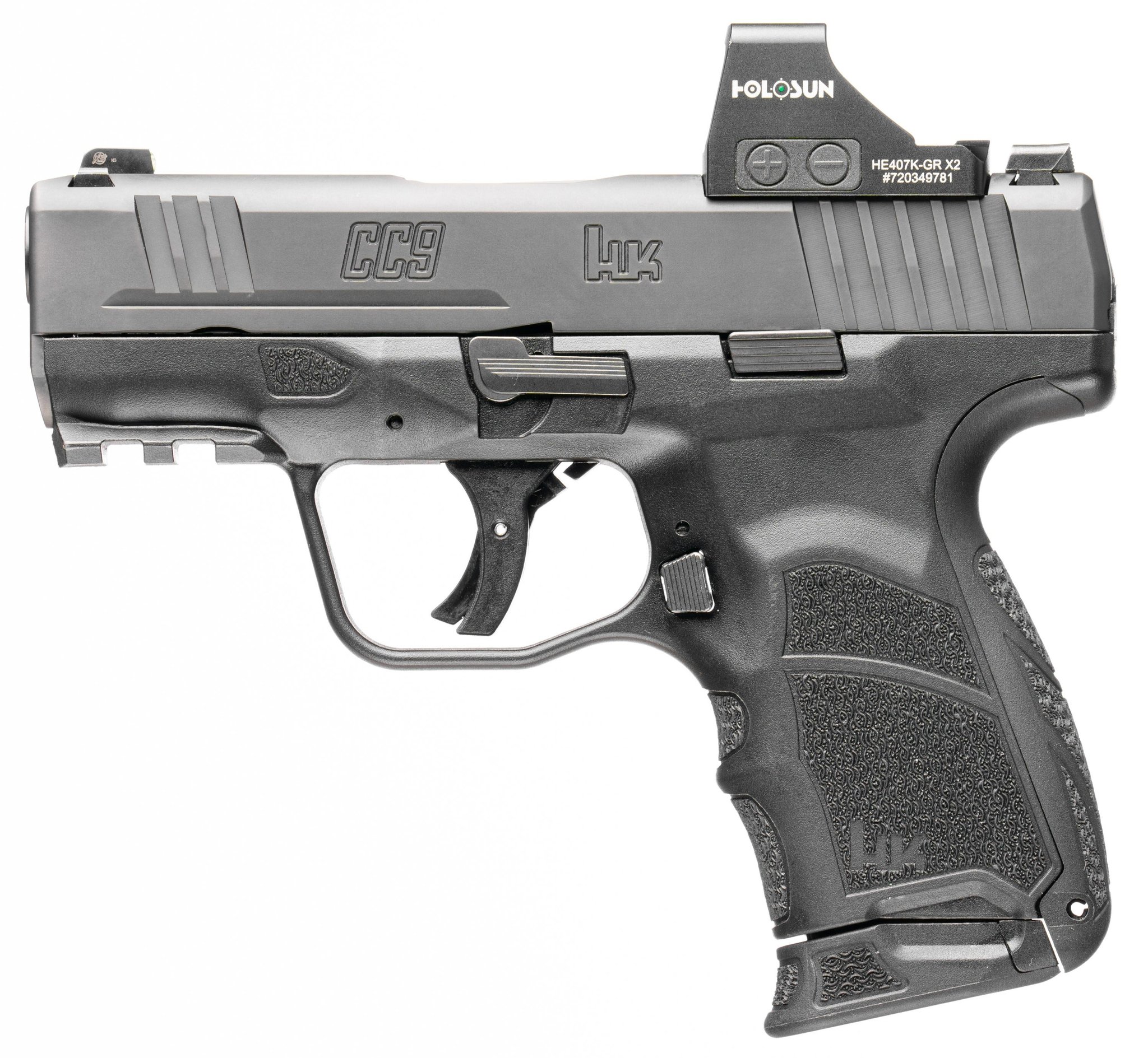 HECKLER & KOCH CC9 CC9  SEMI AUTO 9MM LUGER (9×19 PARA)   HANDGUNS  black