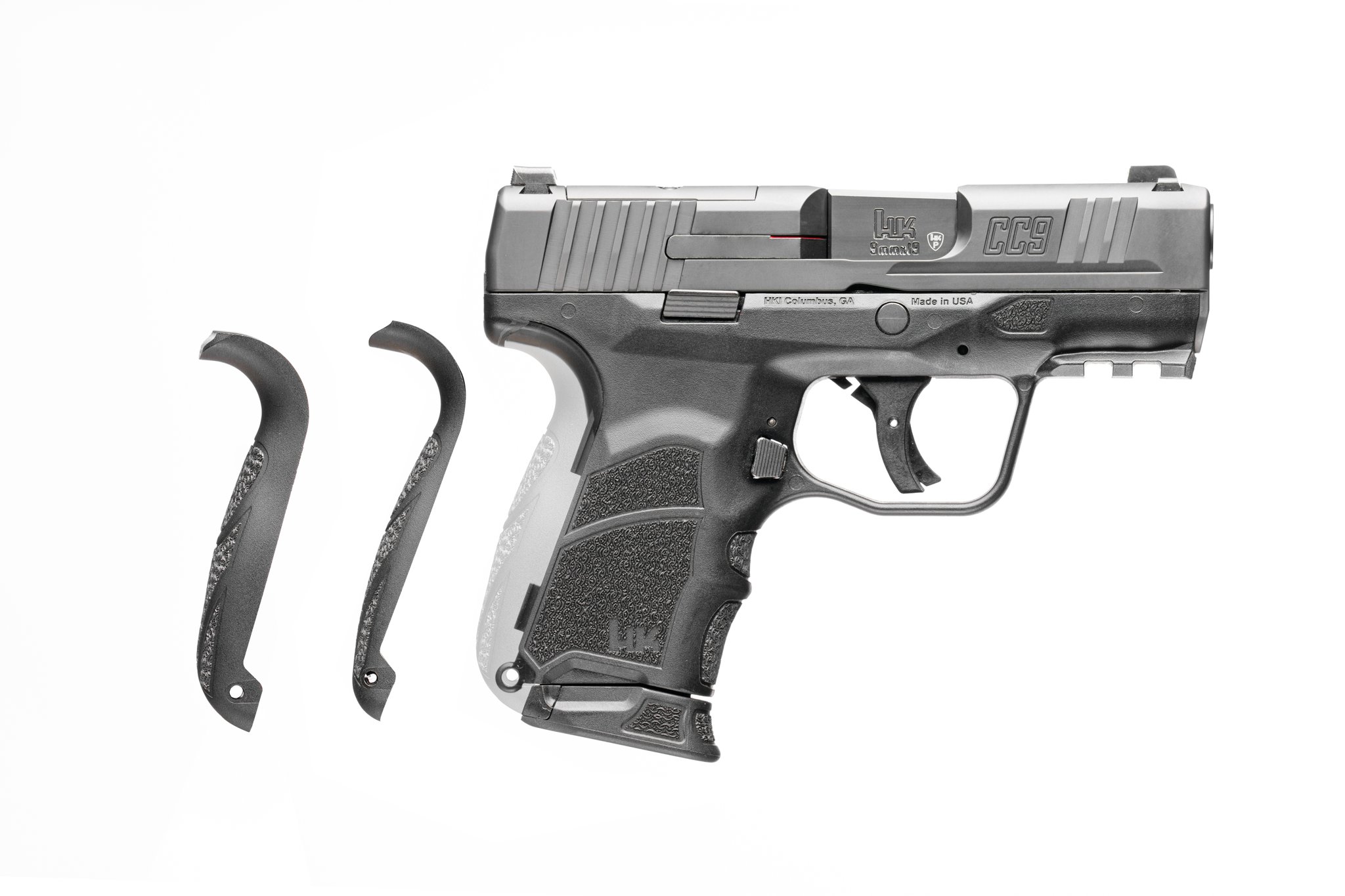 HECKLER & KOCH CC9 CC9  SEMI AUTO 9MM LUGER (9×19 PARA)   HANDGUNS  black