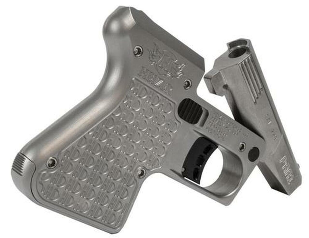 Heizer PAR1 Pocket AR DAO 223 Rem 3.75″ 1rd Stainless Grip/Frame SS
