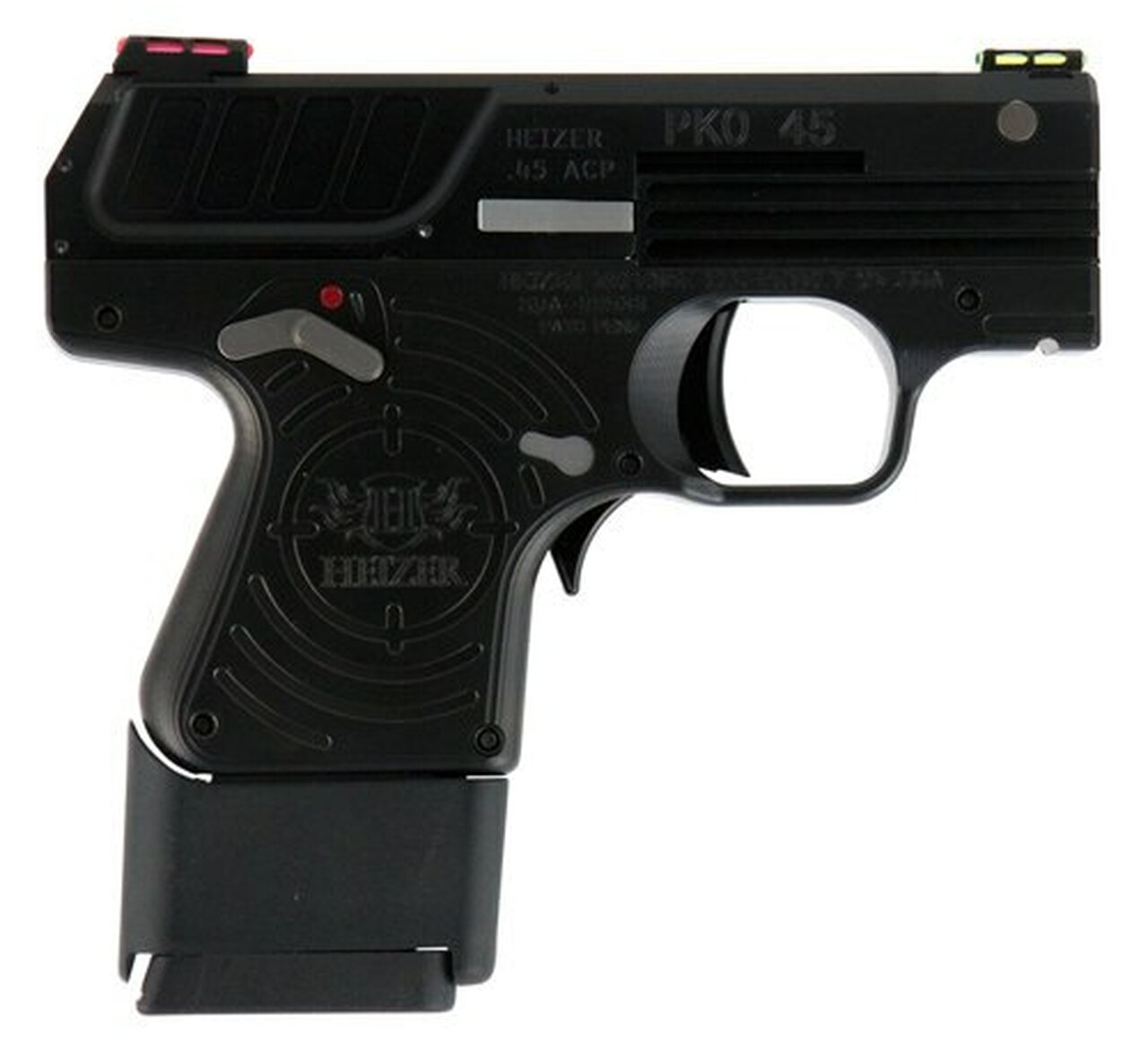 Heizer PKO, 45 ACP, 2.75″ Barrel, 5rd, Black