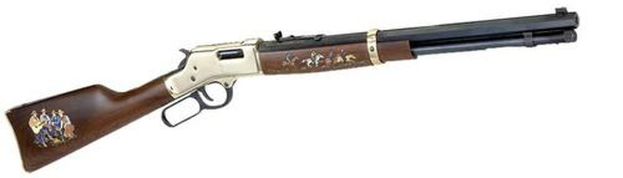 Henry Big Boy Cowboy Edition II .45 Colt 20″ Octagon Barrel Walnut Stock Hand Painted