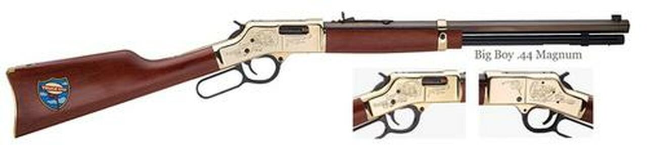 Henry Big Boy Truckers Edition Lever 44 Mag 20″ Barrel, Amer Walnut Blued, 10rd
