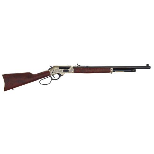 Henry Brass Wildlife Edition 45-70 Government, 22″ Barrel, Brass Rec, American Walnut, 4rd