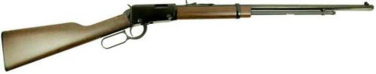 Henry Frontier Rifle, 22LR, 24″, 16rd, American Walnut Stock, Blued