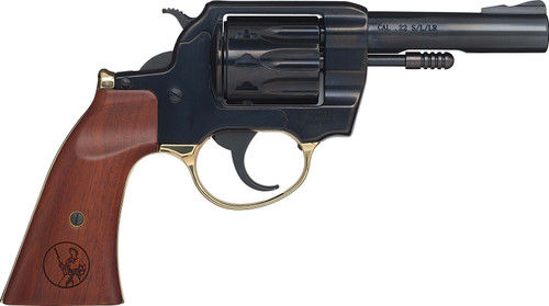 Henry Golden Boy 22 LR, 4″ Barrel, Black, American Walnut Gunfighter Grip, 10rd