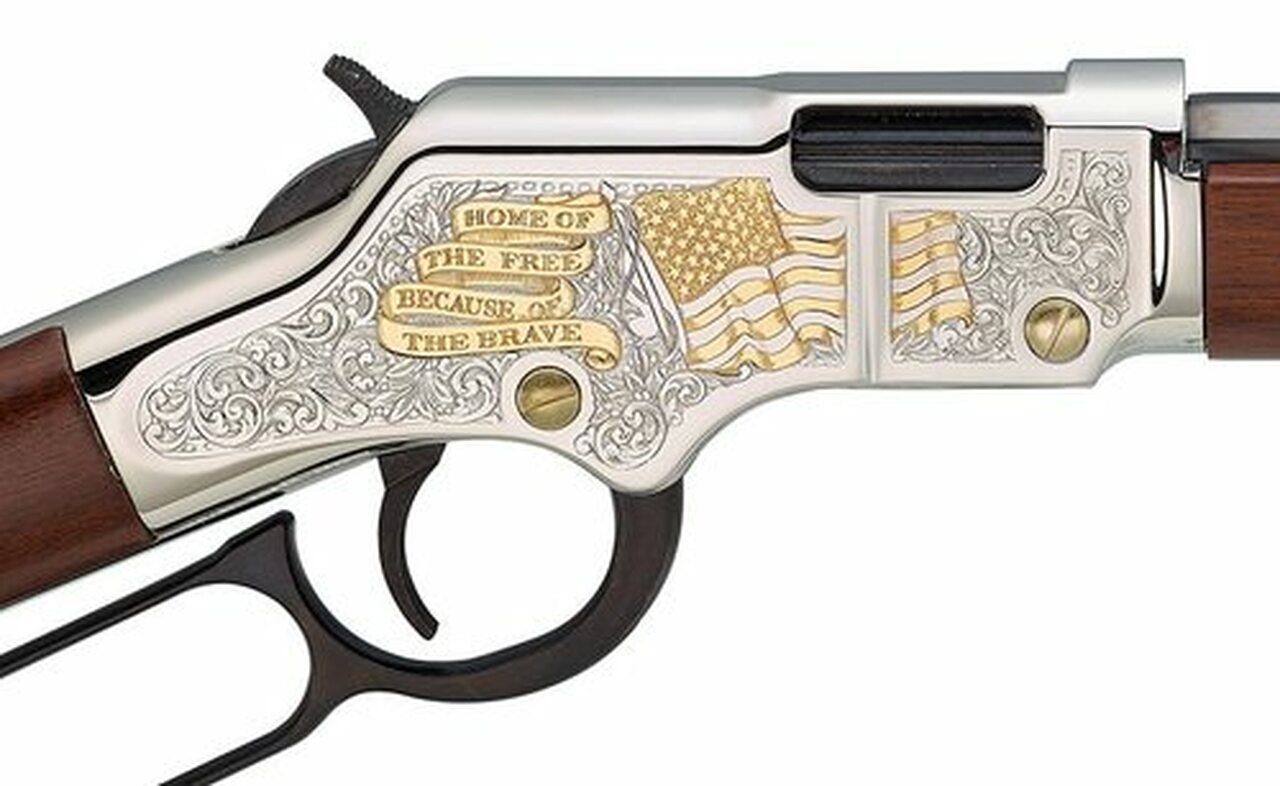 Henry Golden Boy, .22 Short/Long/LR, 20″ Barrel, 16rd LR / 21rd Short, American Walnut, God Bless America