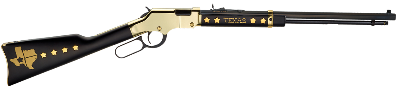 Henry Golden Boy 22LR Texas Tribute, 20″ Octagon Barrel, Brass Receiver, Walnut Stock, Adjustable Sights, 16rd