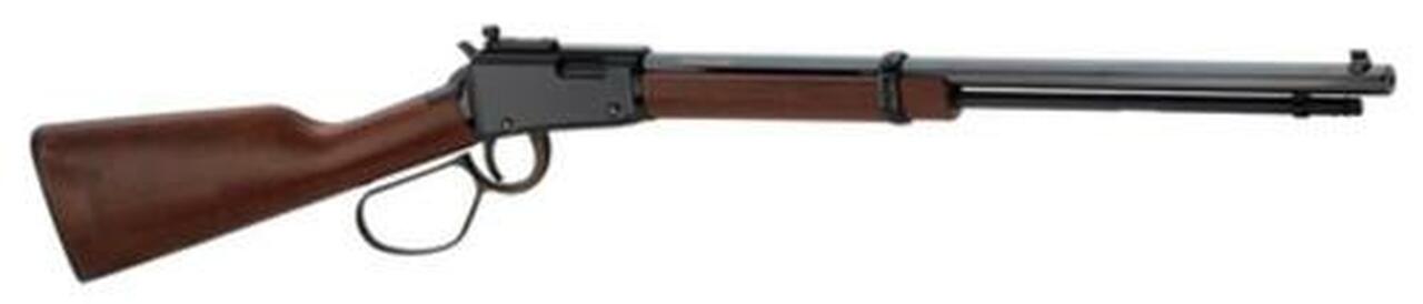 Henry Large Loop Carbine 22LR 16″ Blued Barrel Peep Sights American Walnut Stock