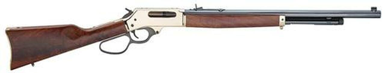 Henry Lever Action 45-70 22″ barrel Blued Wood Stock