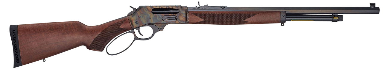 Henry Lever Action Side Gate .45-70 Govt, 22″ Barrel, American Walnut, Color Case Hardened, 4rd