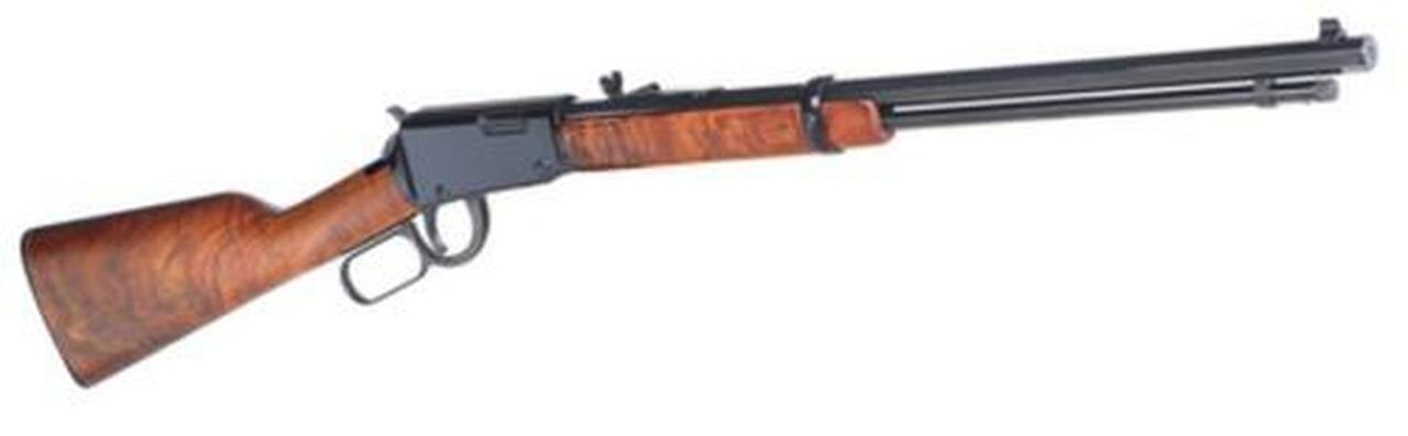 Henry Lever Octagon .17HMR 20″ Barrel Walnut Stock