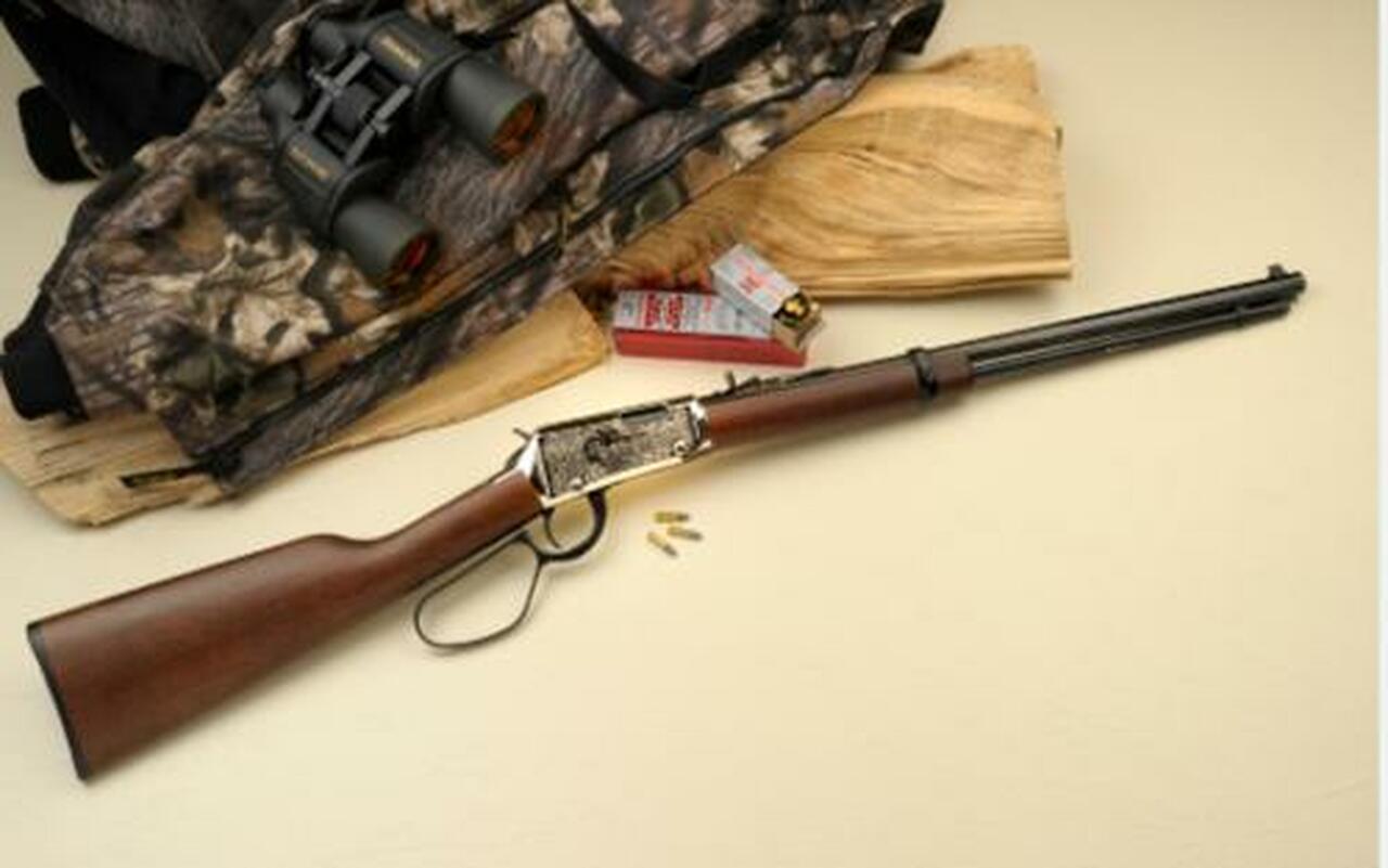 Henry Monument Valley Edition Rifle, 22LR, 20″ Octagon Barrel, 16rd, Engraved