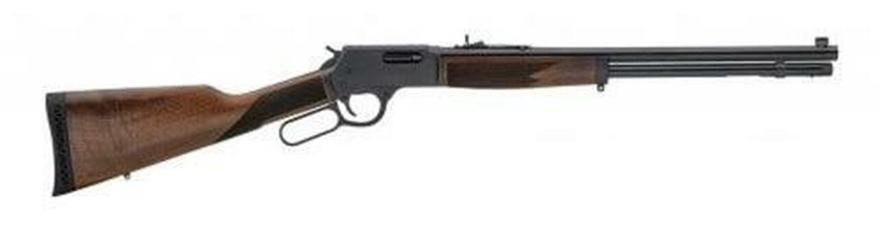 Henry Repeating Arms, Big Boy Steel, Lever Action, 357 Magnum, 20″ Barrel, Blue Finish, Straight-grip American Walnut Stock, Adjustable/Bead Sights, 10Rd