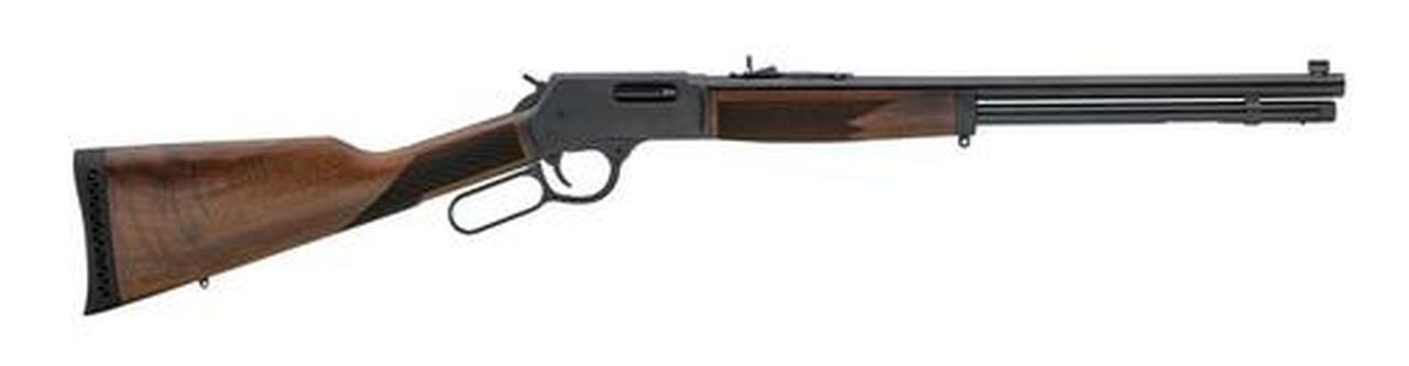 Henry Repeating Arms, Big Boy Steel, Lever Action, 44 Mag, 20″ Barrel, Blue Finish, Straight-grip American Walnut Stock, Adjustable/Bead Sights, 10Rd