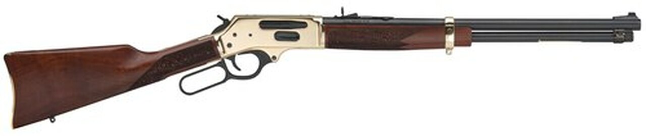 Henry Side Gate 30-30 Winchester 20″ Barrel, American Walnut Stock Brass Receiver/Blued Barrel, 5rd