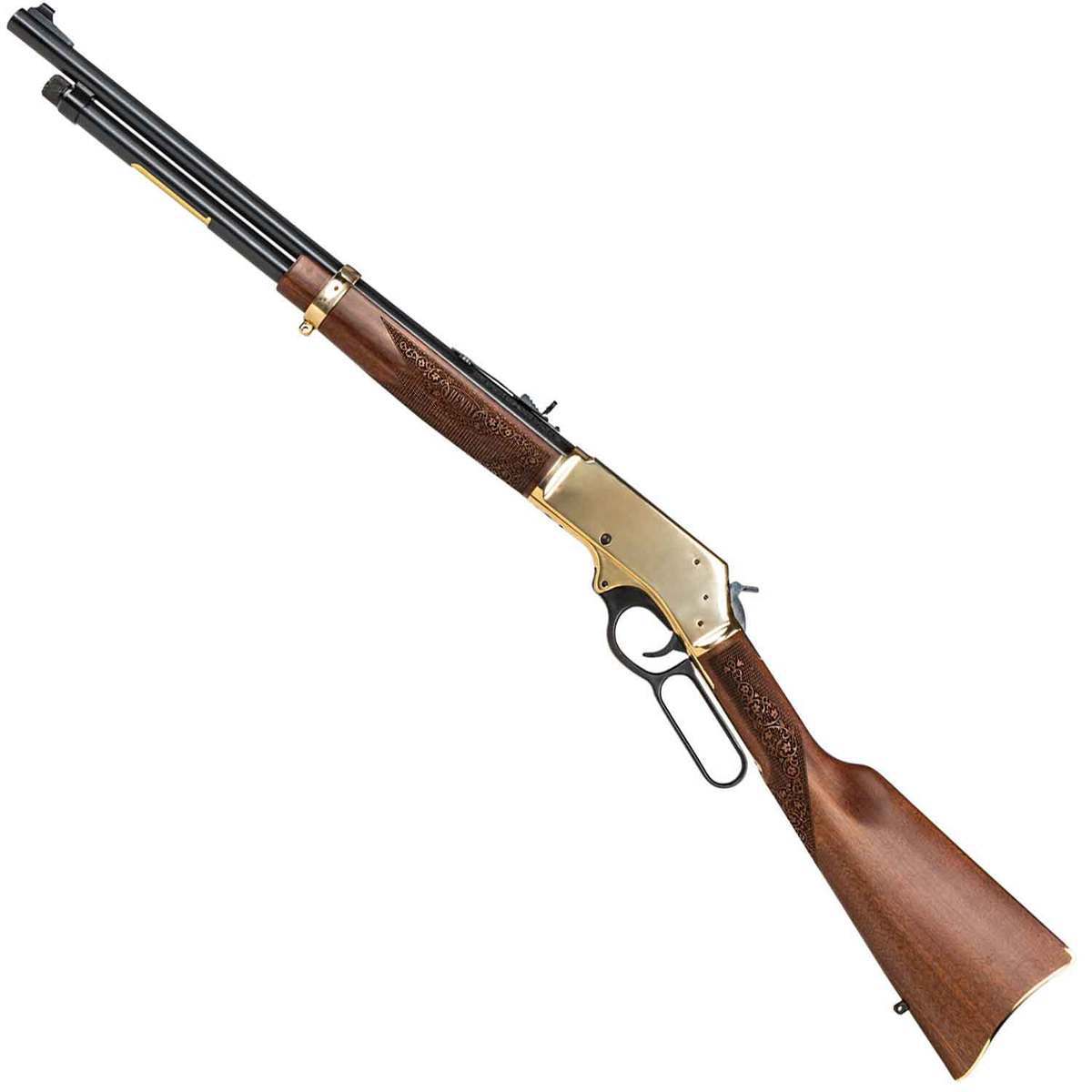 Henry Side Gate Blued/Polished Brass Lever Action Rifle – 45-70 Government