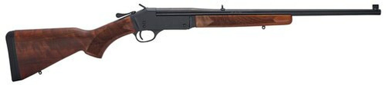 Henry Single-Shot Youth, .243 Win, 22″ Barrel, American Walnut, Black
