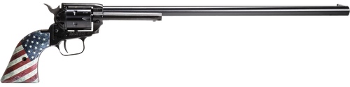 Heritage Rough Rider 22 LR, 16″ Barrel, Black, US Flag Grips, 6rd