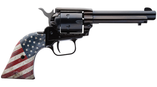 Heritage Rough Rider 22 LR, 4.75″ Barrel, US Flag Grips, 6rd