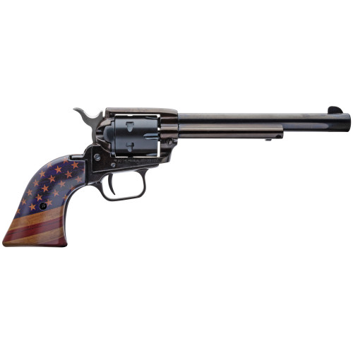 Heritage Rough Rider 22 LR, 6.5″ Barrel, US Flag Grips, 6rd