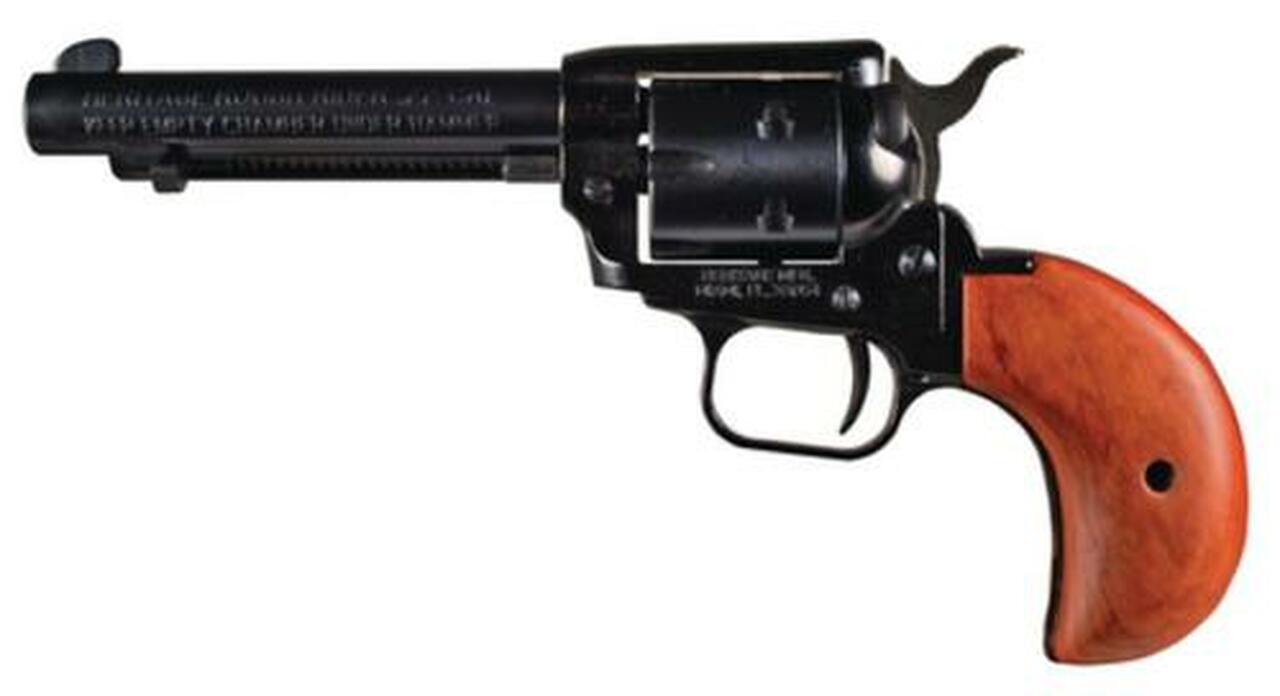Heritage Rough Rider 22LR/22 Mag 4.75″ 6rd Bird Head Grip Blued