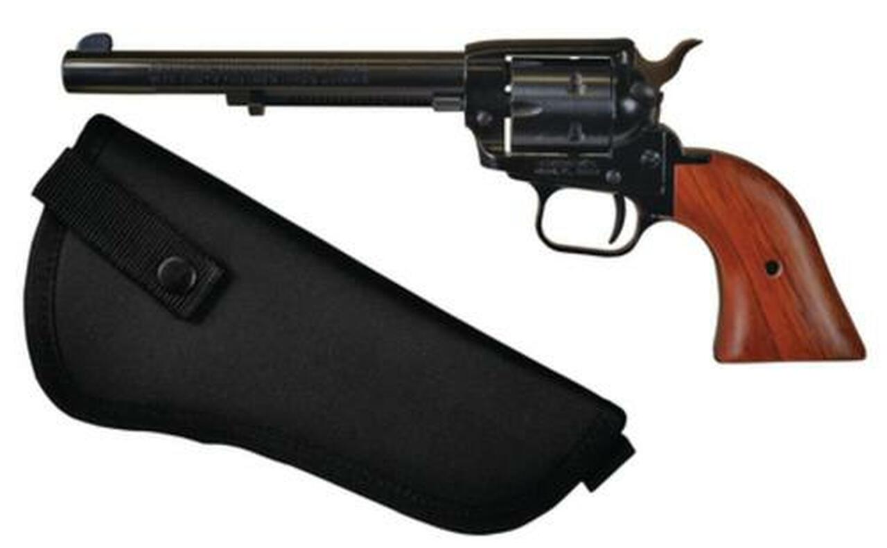 Heritage Rough Rider 22LR/.22 WMR Combo, 6.5″ Barrel, Blue Finish, Nylon Holster, 6 Rd