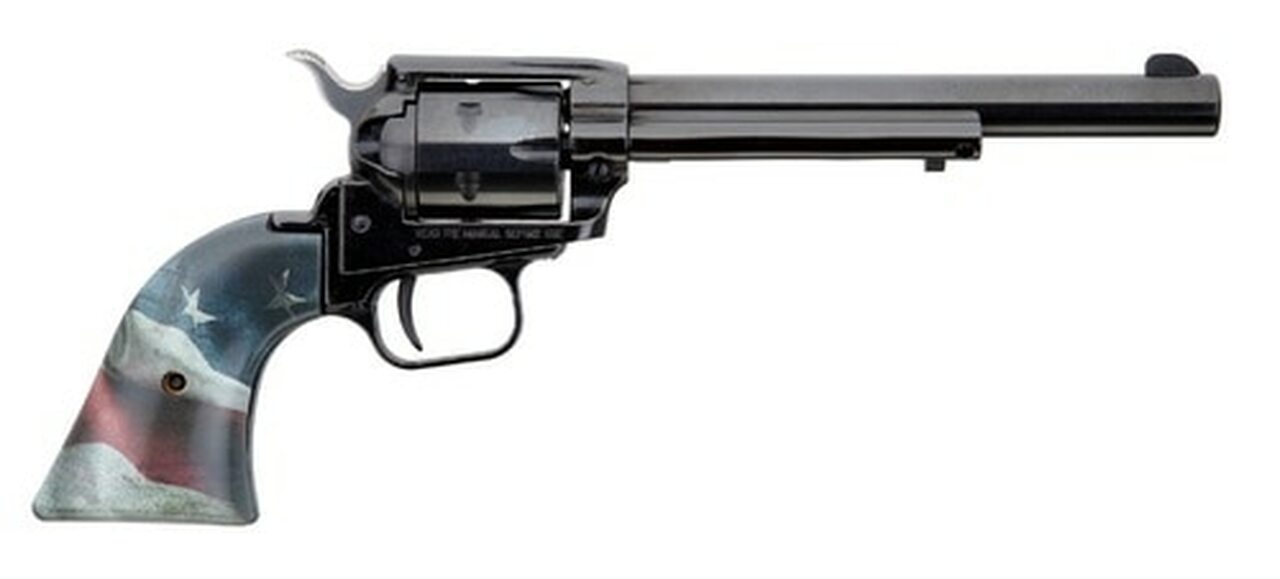 Heritage Rough Rider Flag 22 LR, 6.5″ Barrel, US Flag Pearl Style Grip
