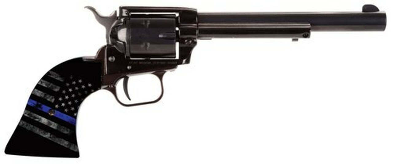 Heritage Rough Rider Small Bore, .22 LR, 6.5″ Barrel, 6rd, Cocobolo Grips, Thin Blue Line