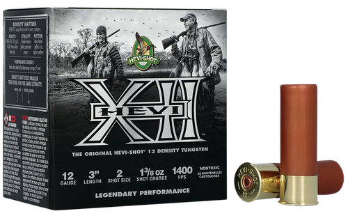 HEVI-Shot HEVI-XII 12 Ga, 3″, 1 3/8 oz, 4 Shot, 25rd Box
