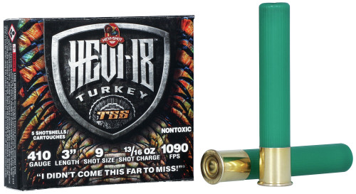 HEVI-Shot HS54107 HEVI-XII 410 Gauge 3″ Tungsten 7 Shot 25 Per Box/ 5 Case