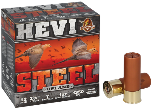 HEVI-Shot Upland 12 Ga, 2.75″, 1 oz, 7 Shot, 25rd Box