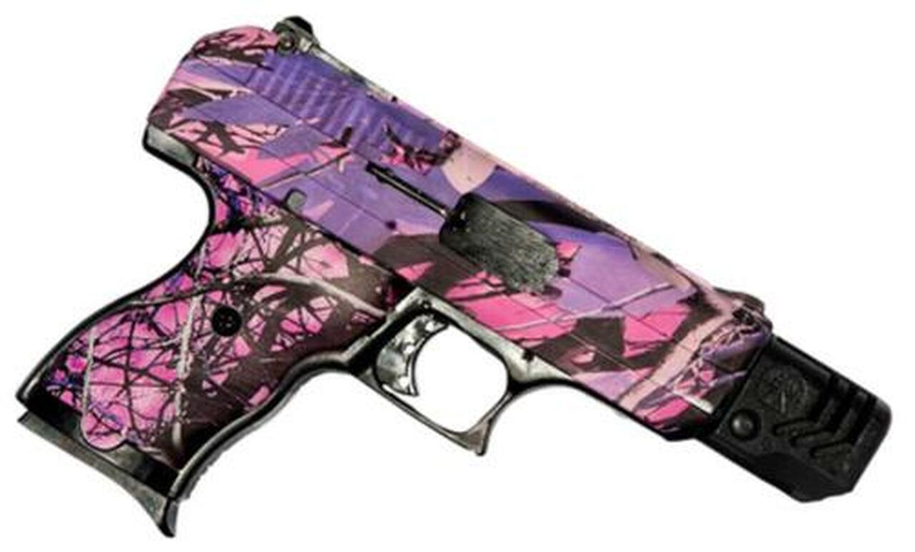 Hi-Point .380 ACP, 3.5″, 8rd, Muddy Girl Pink Camo, Compensator