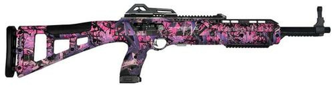 Hi-Point 45 ACP Carbine, 17.5″, 9rd, Pink Camo Finish