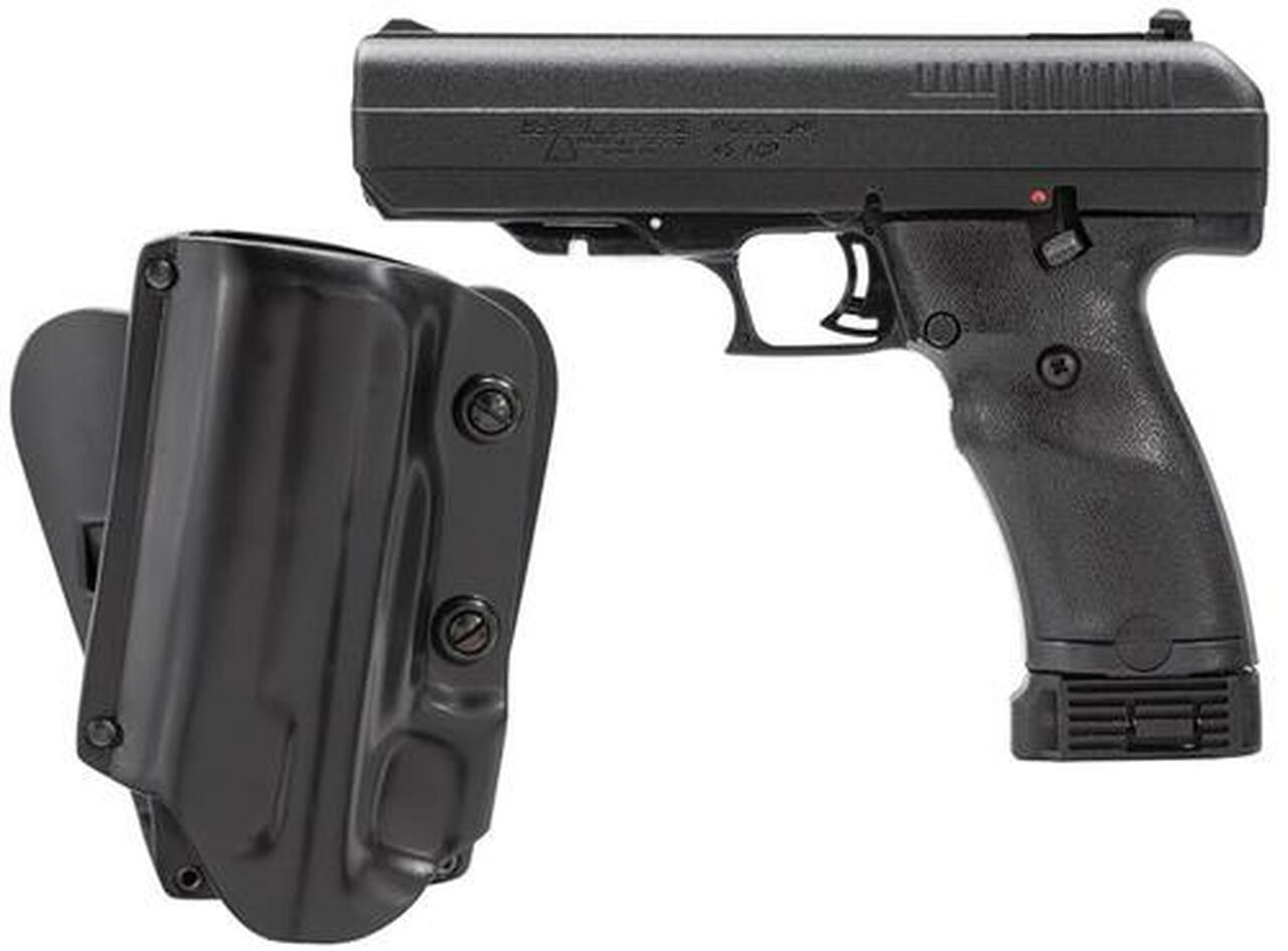 Hi-Point 45 ACP, Galco Kydex Holster 4.5″ Barrel, Black Poly Grips Finish, 9rd