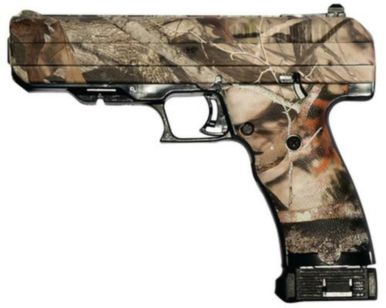Hi-Point 45 ACP Pistol, 4.5″, 9rd, Woodland Camo Finish
