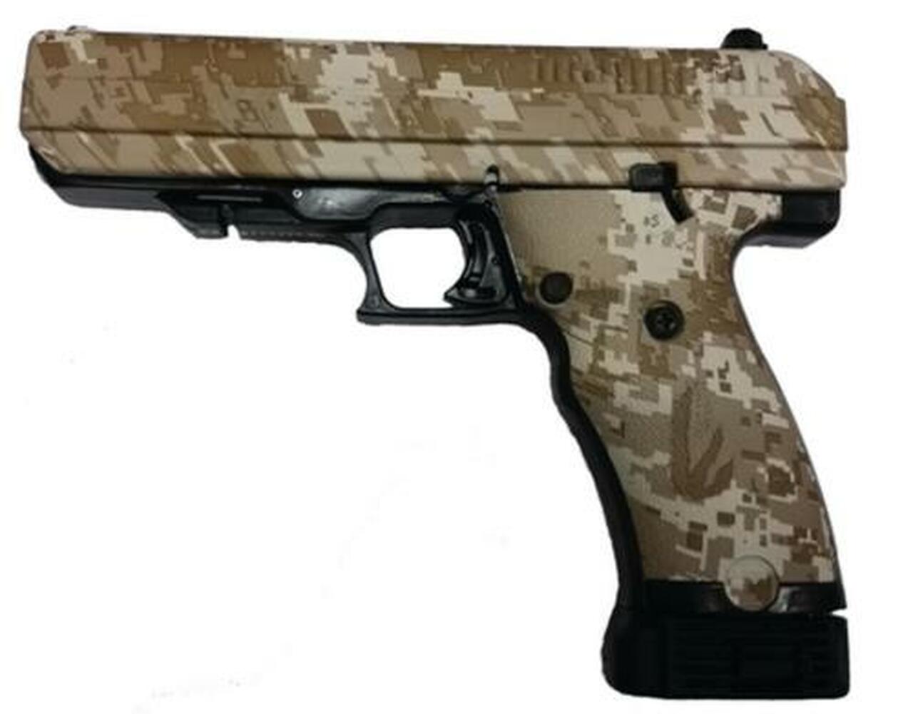 Hi-Point 45 ACP Polymer Frame 4.5″ Barrel Desert Digital Tan Camo Finish 9rd