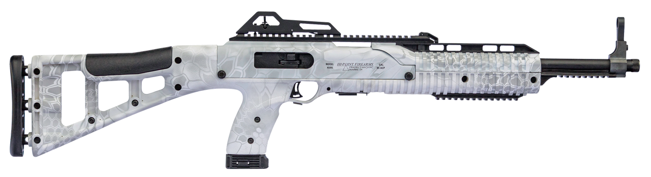 Hi-Point 4595TS 45 ACP 17.50″, Kryptek Yeti All Weather Skeletonized Stock, 9 rd