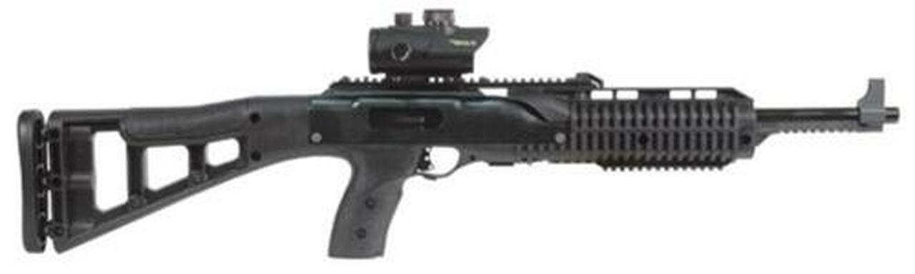 Hi-Point 4595TS Carbine 45 ACP 17″ Barrel, Skeletonized Stock, 9 Rd Mag, Red Dot Scope