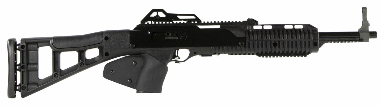 Hi-Point 4595TS Carbine *CA* .45 ACP, 17.50″ Barrel, Cali Paddle, RH, Black, 9rd