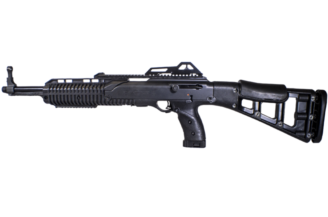 Hi-Point Carbine 10mm, 17.5″ Barrel, Black, Skeletonized Target Stock, Adjustable Sights, 10rd