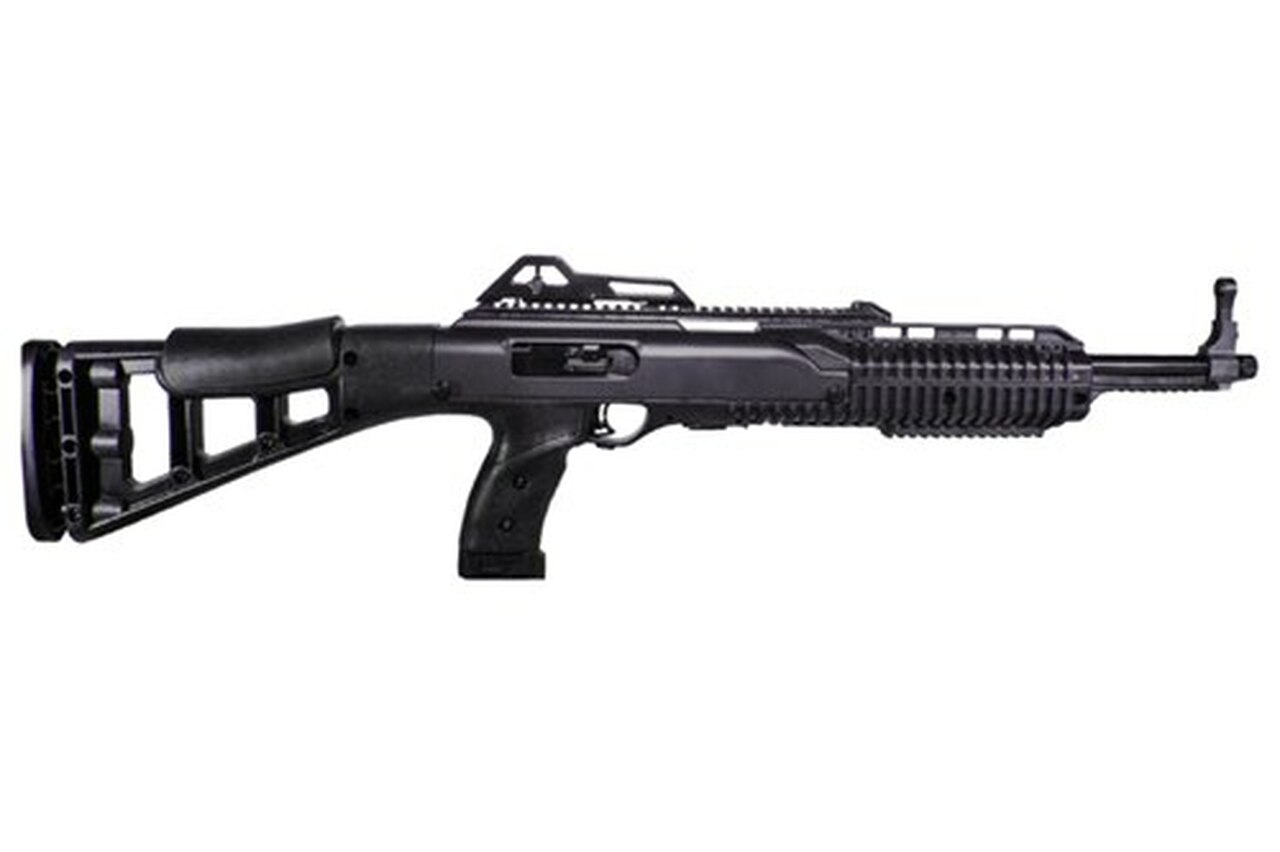 Hi-Point Carbine 10mm, 17.5″ Barrel, Black, Skeletonized Target Stock, Adjustable Sights, 10rd