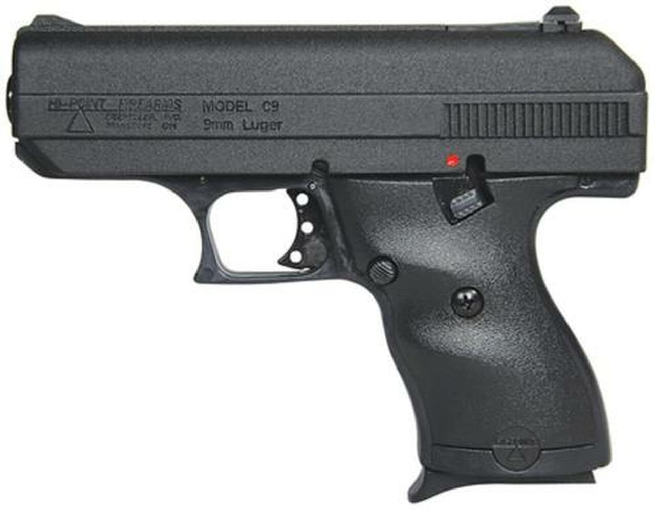 Hi-Point Compact 9mm, 3.5″ Barrel, Black Poly Grip/Frame, 8rd