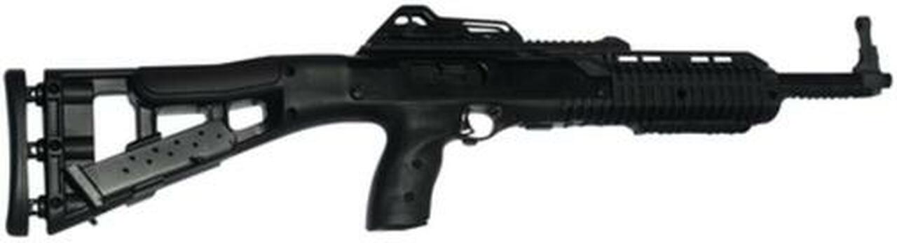 Hi-Point Model 3895 Carbine .380ACP 16.5″ Barrel BlackPolymer Target Stock Adjustable Sights Mags and Dual Mag Carrier 10rd