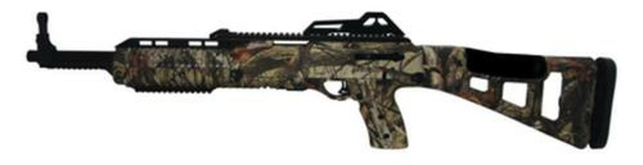 Hi-Point Model 4595TS Carbine 45 ACP 17.5″ Barrel Black Woodland Camo Polymer Skeletonized Target Stock Adjustable Sights 9rd
