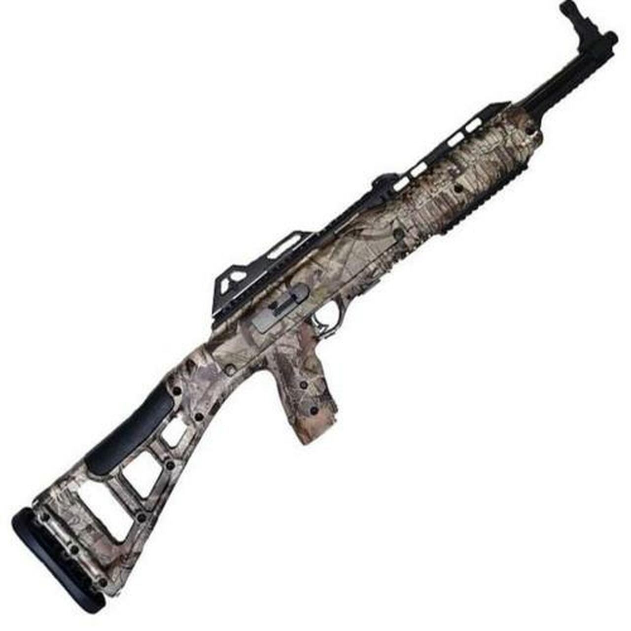 Hi-Point Model 995 9mm Carbine 16.5″ Barrel Black Woodland Camo Skeletonized Target Stock 10rd