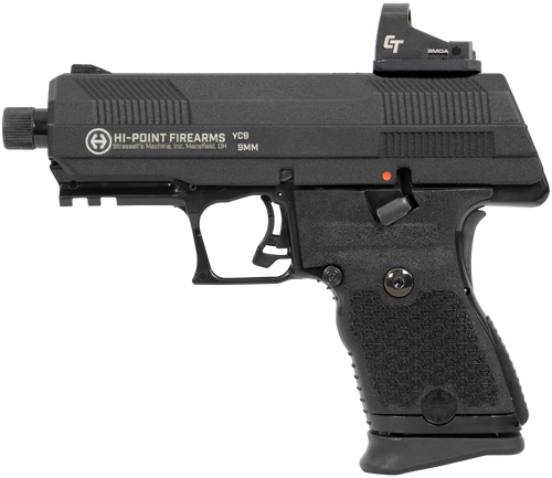 Hi-Point YC9 9mm, 3.93″ Threaded Barrel, Includes Crimson Trace Red Dot, 10rd